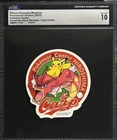 CGC GEM MINT 10 Pikachu & Gyarados Sticker Carp Collab Pokemon Center Hiroshima