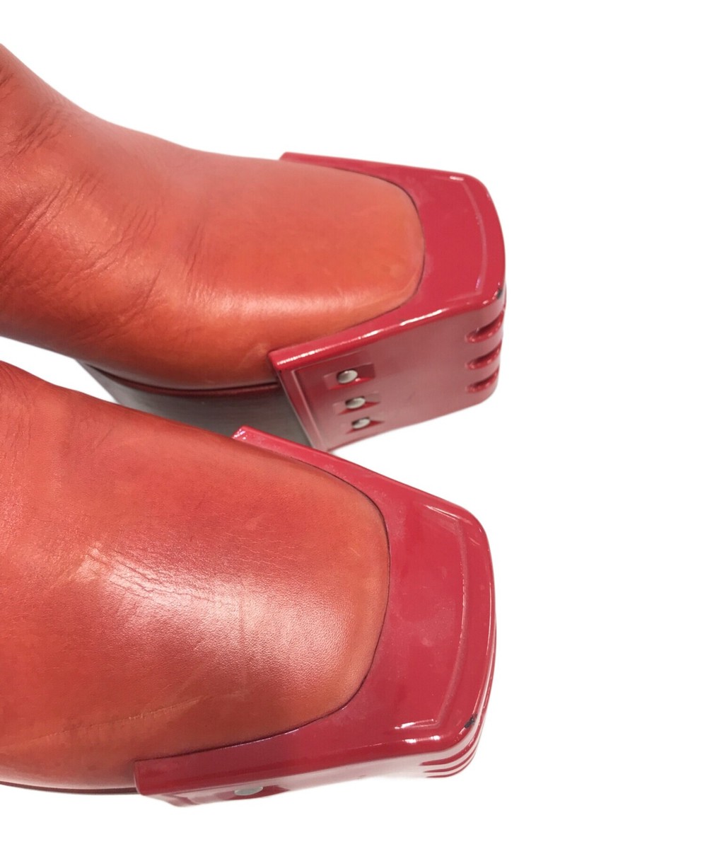 RICK OWENS / Grill Kiss Boots, Red, Size 42 | eBay