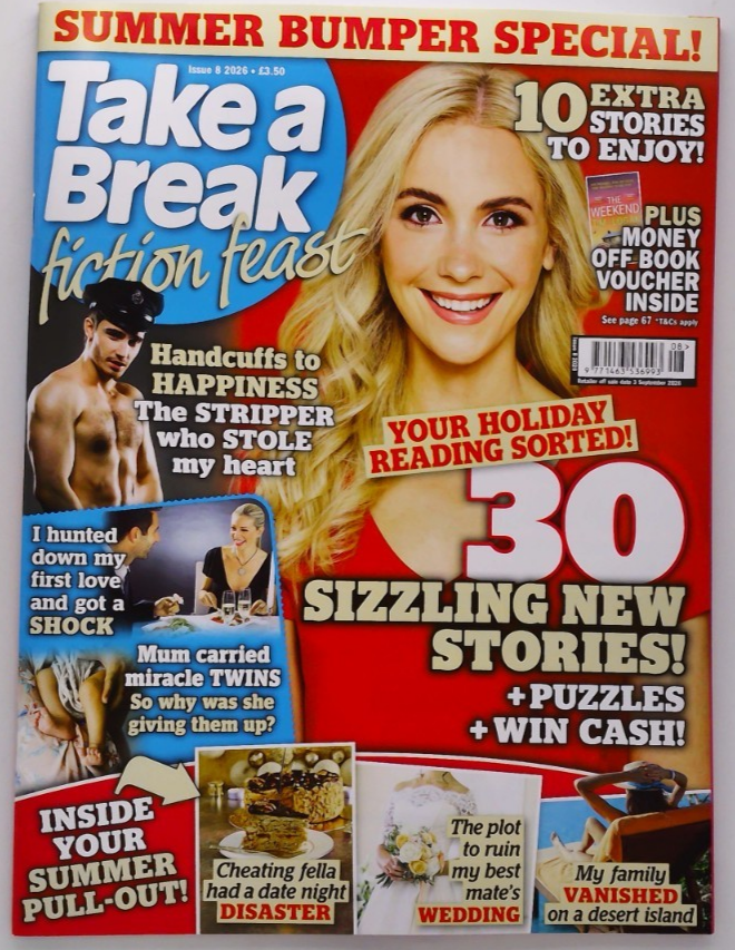 Take a Break Fiction Feast #8 2026 Sizzling new stories: Handcuffs to Happiness