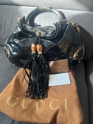 Authentic Gucci Indy Hobo Bag with Detachable Strap