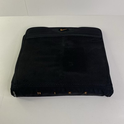 Vintage Nike Meade 3 Ring Binder Extra Compartments Pockets NIKE Swoosh Black