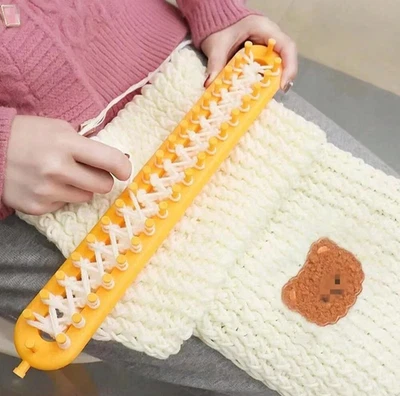 Scarf Knitting Loom Set Sewing Needle Scarves Craft Tool DIY