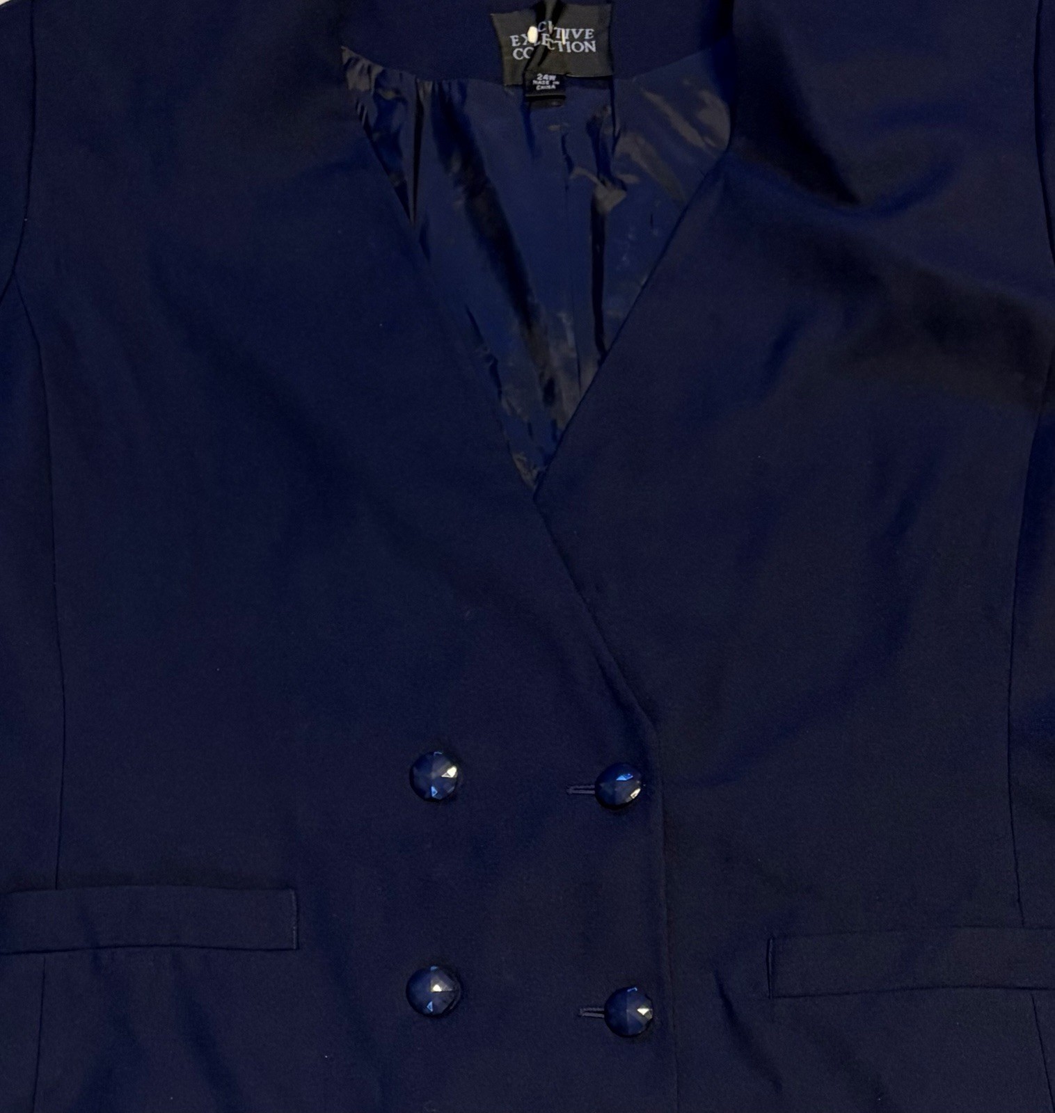 EXECUTIVE COLLECTION Plus Size Blazer Jacket 24W … - image 3