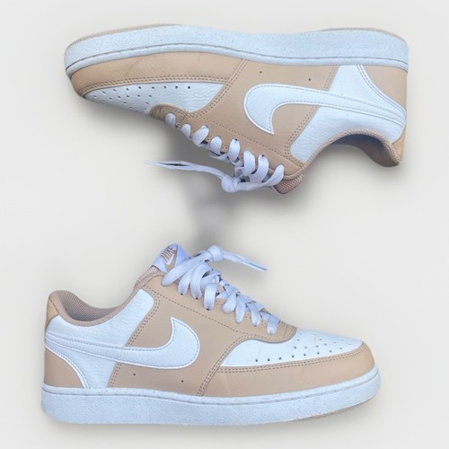 Nike Court Vision Low 2 Next Nature hellbraun/weiß Damengröße 7,5 DH3158-201 Schuhe