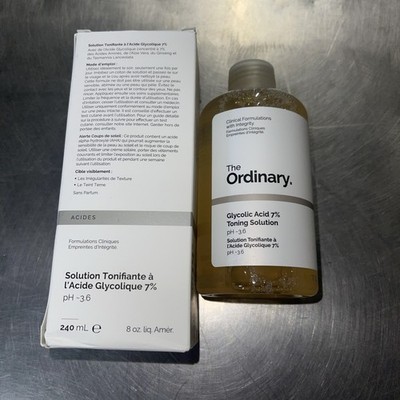 The Ordinary Glycolic Acid 7% Toning Solution 240ml NEW
