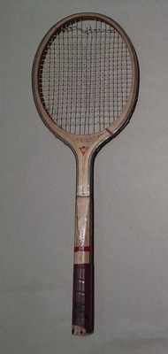 Antique Sterling C-L-C Wood Tennis Racquet - Fair condition - Rare!
