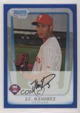 2011 Bowman Chrome Prospects Blue Refractor 150/150 JC Ramirez #BCP144 hv1