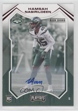 2021 Panini Playoff Rookies Red Zone Auto Hamsah Nasirildeen #290 Auto 0s55