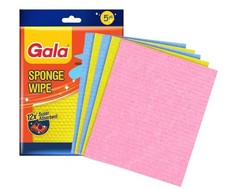 Gala Kitchen Sponge Wipes Pack of 5 Biodegradable Cleaning Sponge Cloth