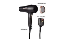  Hair Dryer w/ Ionic Technology – Adjustable Airflow & Heat