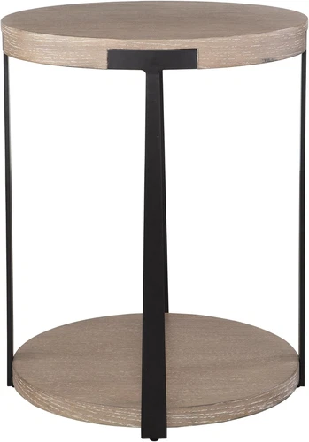 Palisade Round Side Table - 24" Tall, 19" Wide Elegance - Picture 4 of 4