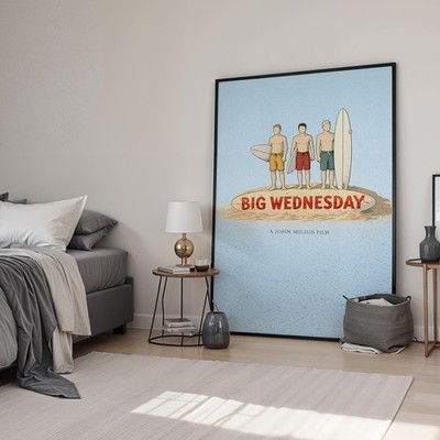 Big Wednesday Retro Minimal Movie Kunstdruck | Filmposter | Leinwand & gerahmt 03