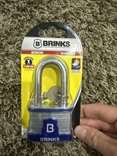 Brinks Promax Padlock Boron Steel 2" Shackle Length 667 52001 11000lb Resistant