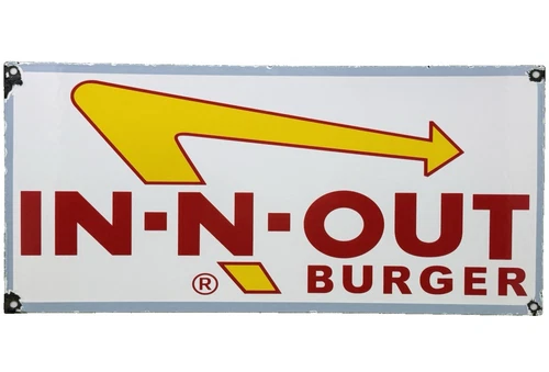 VINTAGE BURGER KING PORCELAIN SIGN FAST FOOD GAS STATION PEPSI DEW MCDONALDS