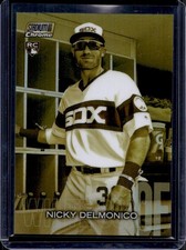 Nicky Delmonico 2018 Stadium Club #SCC-84 Chrome Rookie Gold Mint SP