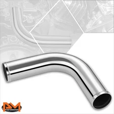 3" OD 9-Gauge Aluminum Brushed Finished 90 Degrees Bend Intercooler Pipe Tube
