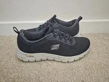 Skechers Womens Arch Fit Air Cooled Athletic Shoes Sneakers Navy Size 6.5 GC