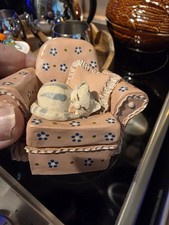 Vintage Retro Peter Fagan Colour Box Cat Figurine Hand Painted Scotland