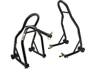 Extreme Max 5600.3223 Sport Bike Front/Rear Spool-Style Lift Stand w/Triple Tree