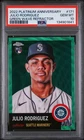 2022 TOPPS CHROME PLATINUM ANNIVERSARY #171 JULIO RODRIGUEZ ROOKIE 50/99 PSA 10
