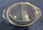 Vintage Pyrex LID ONLY #943 C27 for Oval Casserole - Clear Replacement
