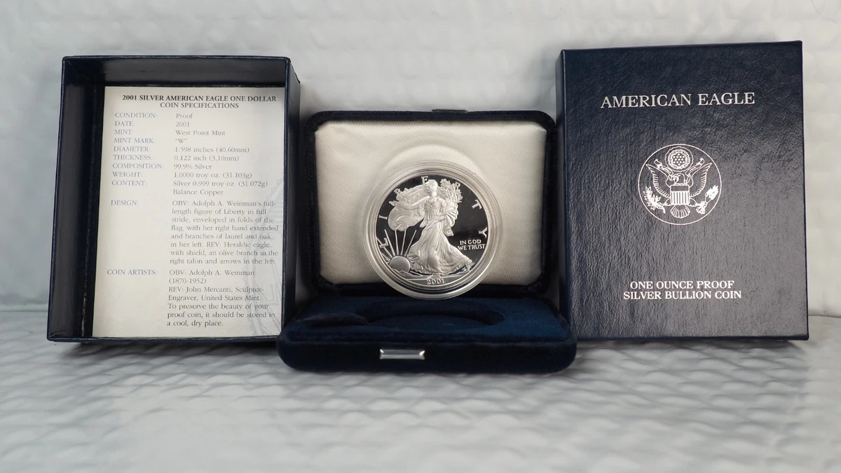 2001 W Silver Eagle Proof for sale | eBay
