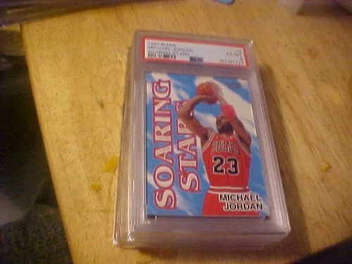 1997 FLEER SOARING STARS 9 MICHAEL JORDAN PSA 6 9/20