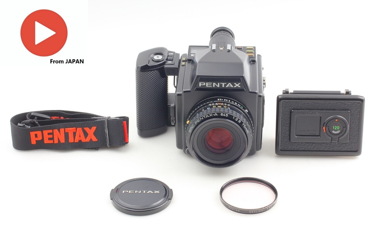 フィルムカメラ PENTAX 645 smc 2.8 75mm 4 120mm Near MINT
