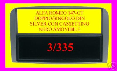Alfa 147-GT 147 GT DOUBLE DIN Radio Adapter Holder - Picture 1 of 1