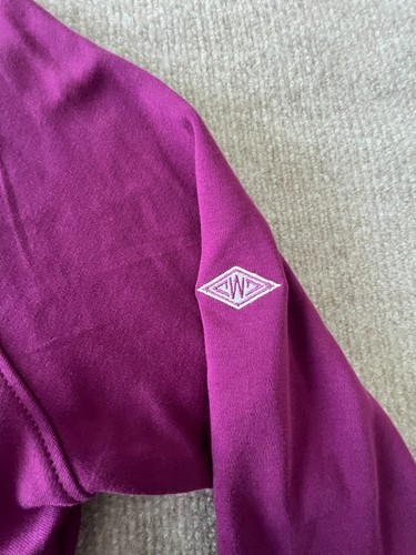 Peter Millar Golf Pullover Women 1/4 Zip Size S Purple Sporty Casual Run - Picture 2 of 15