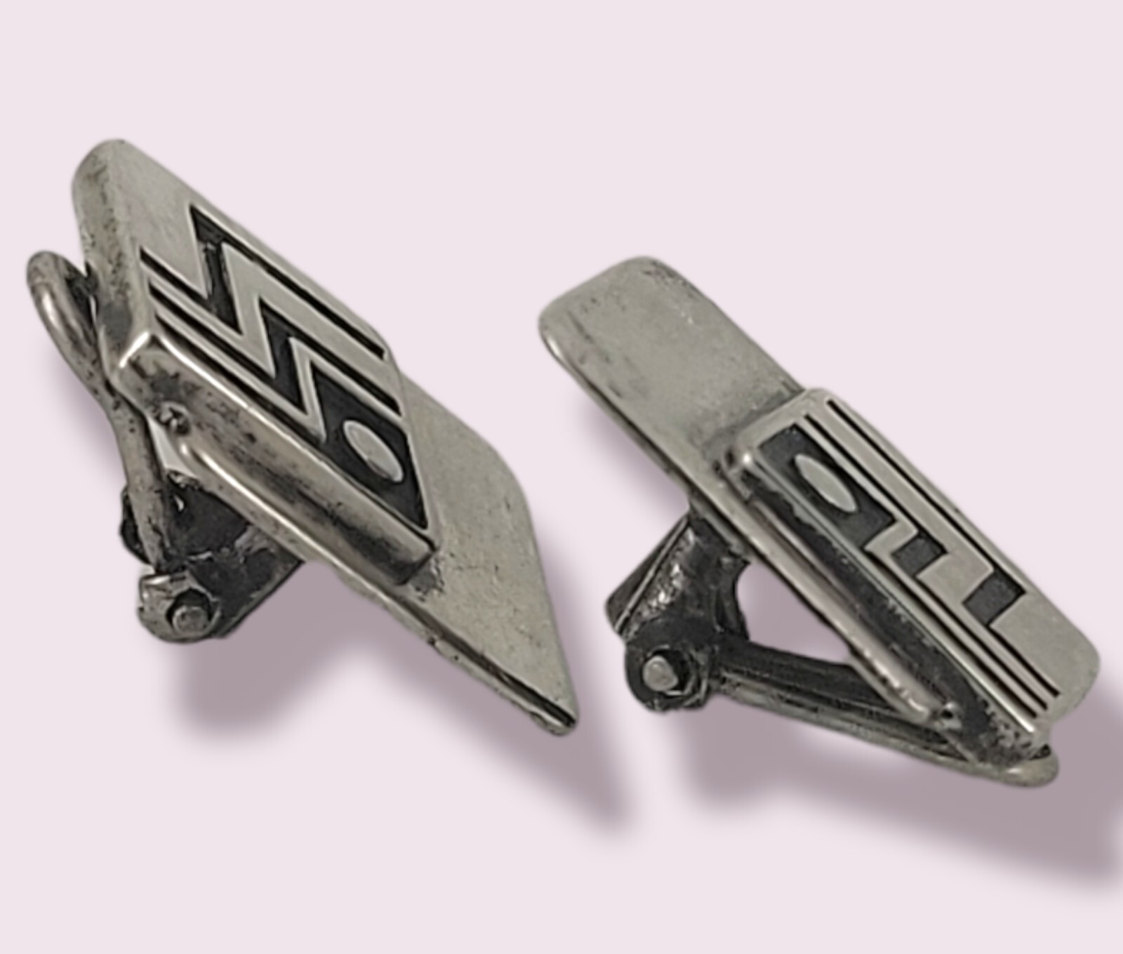 Signed Laurel Burch Rectangular Square Geometric … - image 2