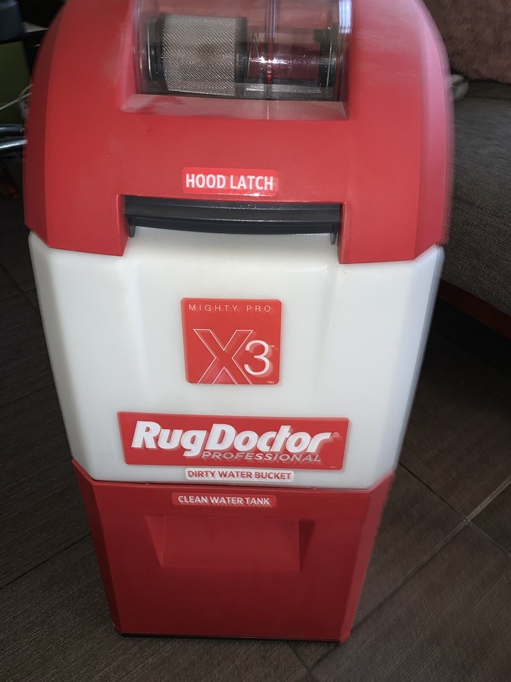 Rug Doctor Mighty Pro X3 Commercial Carpet Cleaner Large Red Supreme