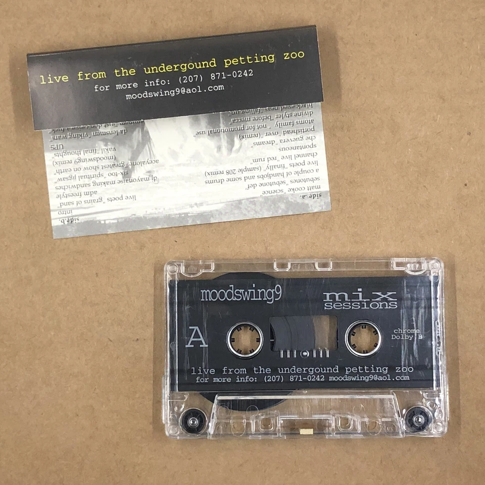 MOODSWING9 Cassette Tape 90s Rap Hip Hop MIX SESSIONS EMINEM PORTISHEAD CUZNER - Image 2 of 4