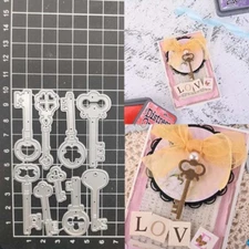 Metal Cutting Dies Key Stencil Scrapbook Album New Emboss Craft Knife Mould DIY