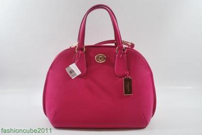 Coach Pink Satchel Bags & Handbags for Women for sale | eBay Coach Prince Street Satchel Pink Pebble Leather display picture 1