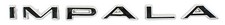1964 64 Chevrolet Impala Quarter Panel Letters Impala Made In The Usa