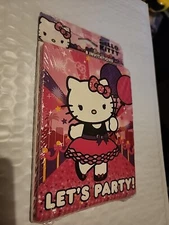 American Greetings Pink Hello Kitty Birthday Invitations (8ct) & 8 TY Postcards