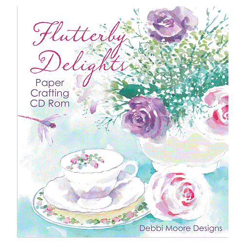 Debbi Moore Flutterby Delights Papercrafting CD ROM (327775)