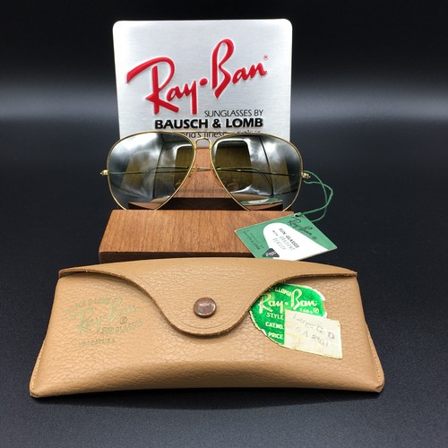 VINTAGE B\u0026L RAY BAN USA 1/10 12K GF 58mm LENTI A SPECCHIO DEM Aviatore  Nuovo | eBay