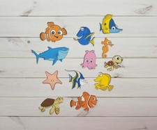 24 Assorted Finding Nemo Die Cuts, Embellishments, Toppers, Punchies, Favors