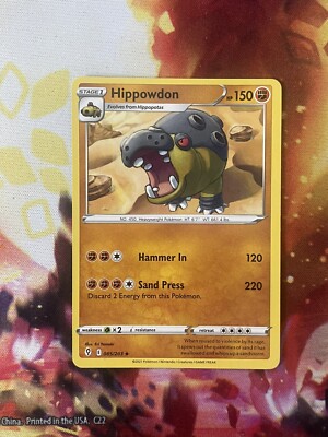 Pokémon - Hippowdon - Evolving Skies - 085/203