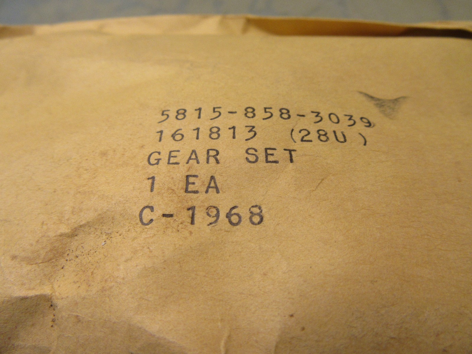 teletype corp 16183 gear set (100 wpm) 161786 161792 helical 26t 39t [4 ...
