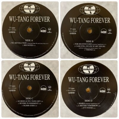 US版 WU-TANG CLAN WU-TANG FOREVER 4LPレコード Wu-Tang Clan