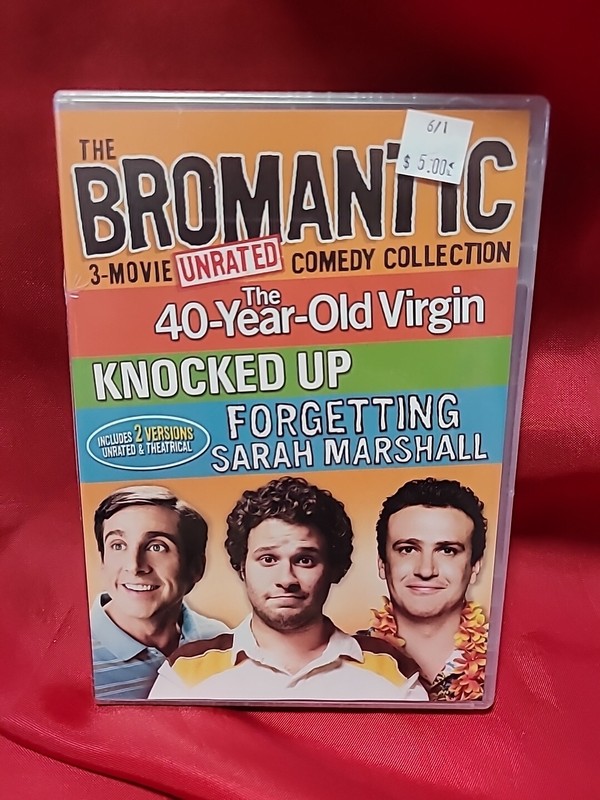 Triple Feature 40-Year-Old Virgin Knocked Up Forgetting Sarah Marshall NEW DVD