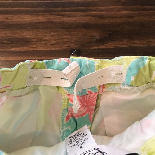 Lilly Pulitzer White Label Girls Capri Pants Size 5 Vibrant Adjustable Waist EUC - Picture 7 of 7