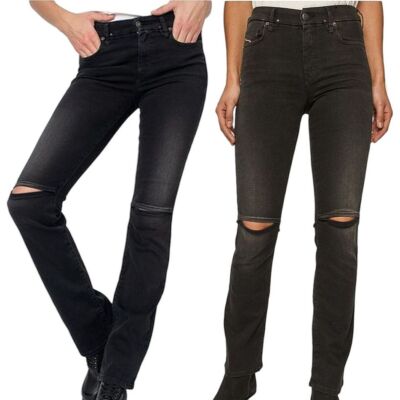 DIESEL SLANDY 069QN STRETCH Damen Jeans W24 W25 W28, L32 Bootcut-Flare Low Waist
