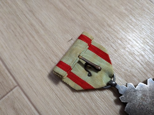 WWII Japanische Mandschurei Mandschukuo Orden der glückverheißenden Wolken 8. Klasse Medaille - Bild 14 von 15