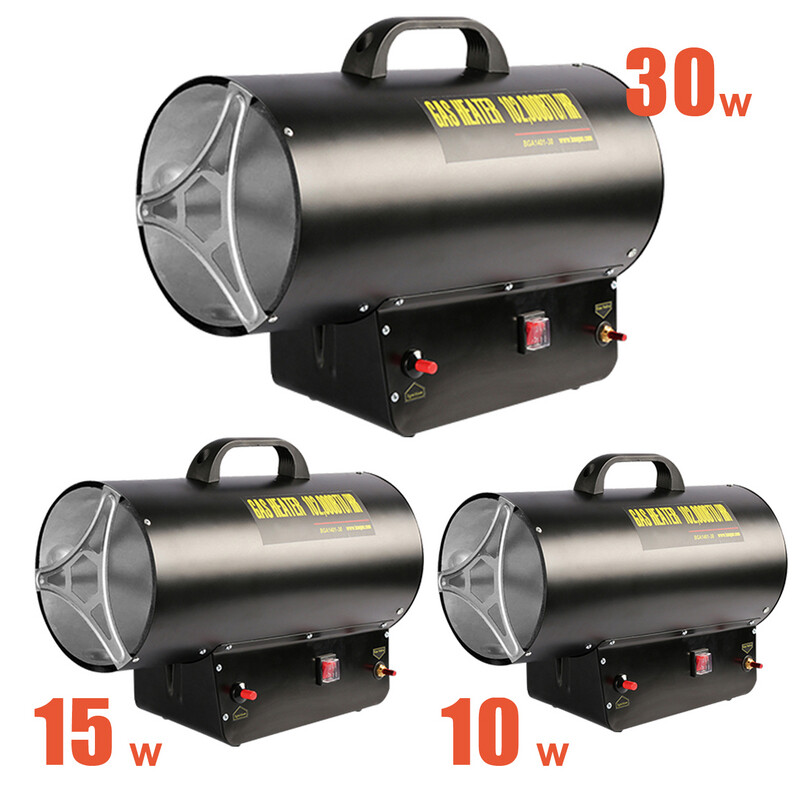 Gas Heater 10-30kw Farms Workshop Warmer Space Heater Blower Garage  Electric Fan | eBay
