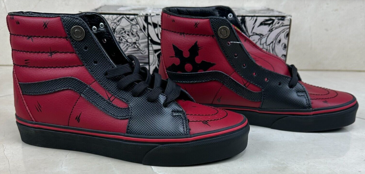 Mens Size 7 / Womens 8.5 - Vans X Marvel - Deadpool - Sk8-Hi 