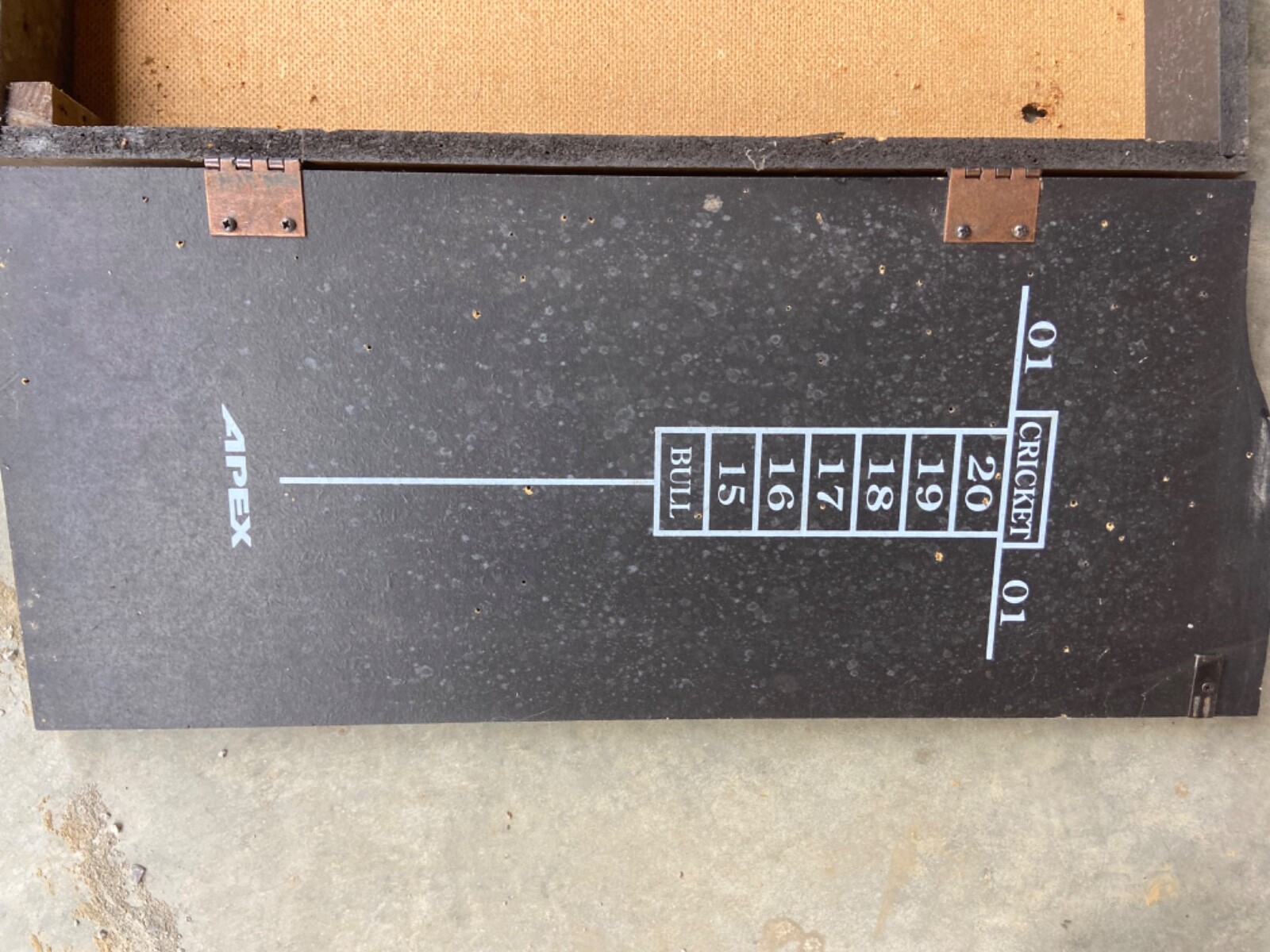 Vintage 1989 Cheers Tv Show Dart Board Wood Man Cave Bar Decor